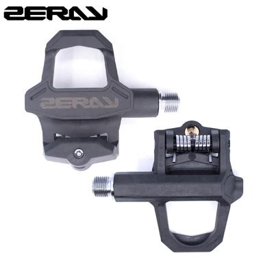 China 1 needle bearing+2 ball bearing bicycle pedals in carbon fiber road running self-locking ultralight bike pedal ZERAY ZP-115 for sale