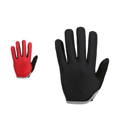 China No LOGO Black Full-finger Outdoorsports Cycling Gloves Racing Equipments Spandex No LOGO Pure Color ZERAY HuB20ST03 for sale