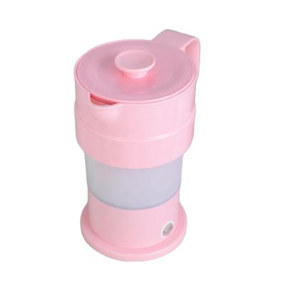 China Keep Travel Silicone Collapsible Mini Folding Outdoor Portable Collapsible Electric Hot Pot Folded Kettle for sale