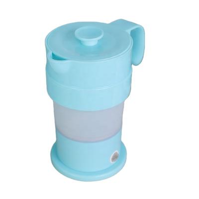 China Keep Warm Silicone Mini Small Foldable Electric Kettle Folding Electric Portable Good Quality Travel Kettle for sale