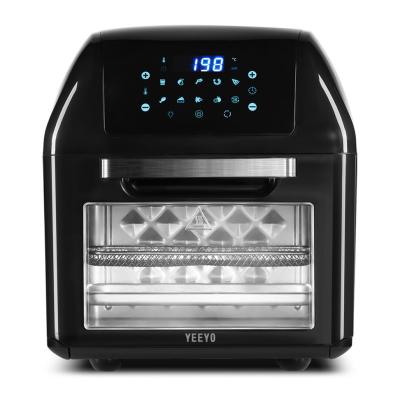 China 12L Digital Large Capacity Convection Bread Baking Easy Clean Oven Led Screen No Oil Electric Air Fryer for sale