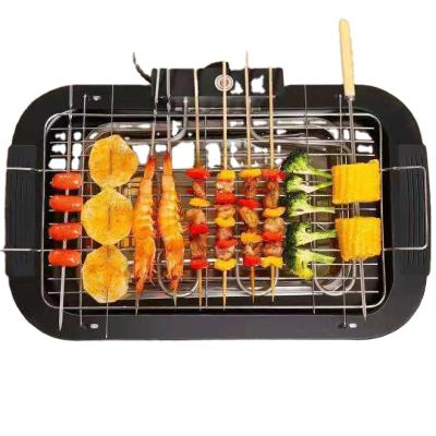 China Household Korean Skewer And Grill Pan Machine Indoor Electric Kebab Smokeless Barbecue Grill for sale