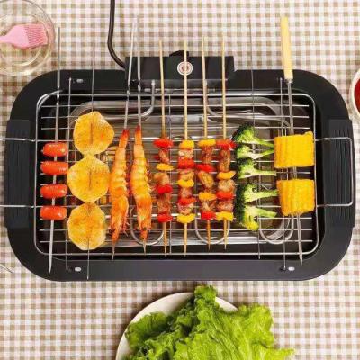 China 2000W Household Machine Griddle Indoor Barbecue and Electric Samgyupsal Potr Korean Hot Pot Grill for sale