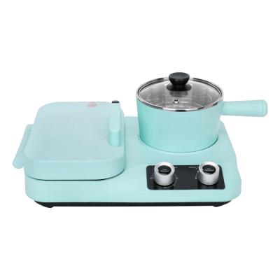 China Hot Selling Multifunctional Electric Home Oven Sandwich Maker Nonstick Coating 3 in 1 4 in 1 Electric Breakfast Maker Machine with Toast for sale