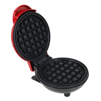 China Adjustable Thermostat Electric Waffle Pancake Maker Waffle Making Machine Household Pan Small Electric Mini Waffle Maker for sale