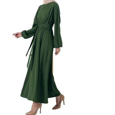 China 2021 Breathable Skirt Abaya Dress Long Sleeve Batwing Fashion Middle East Muslim Women Arab Muslim Clothing for sale