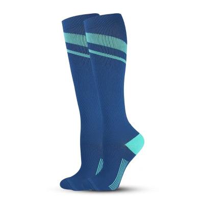 China Breathable Colored Casual Sports Sock Compression Running Socks Travel Compress for sale