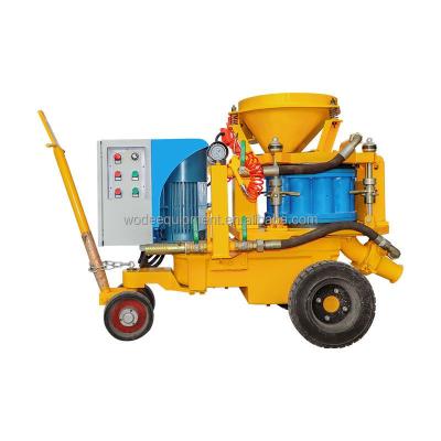 China Construction worksÂ  WZ-9ER output 3-9m3/h electric refractory gunning machine for spray refractory materials for sale