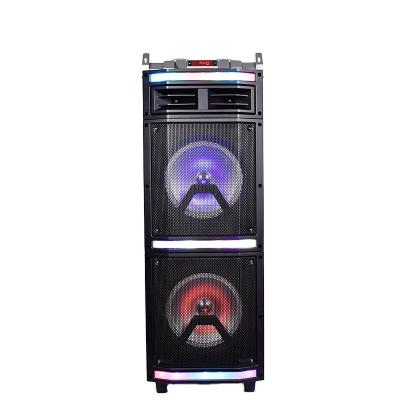 China Outdoor Cheap High Quality Phone Function Portable Wireless Music Player Best Speaker With DJ LED Light for sale