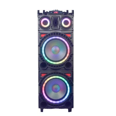 China Guangzhou AILIPU Factory Double 12 Inch Wooden Speaker Mid-Range Function Phone Loud Wireless Music Blue-conect Light Karaoke Control for sale