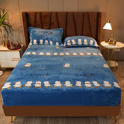 China Wholesale Customized Luxury Soft Cotton Twin Comforter Printed Bed Sheet Zipper Mattress Cover for sale