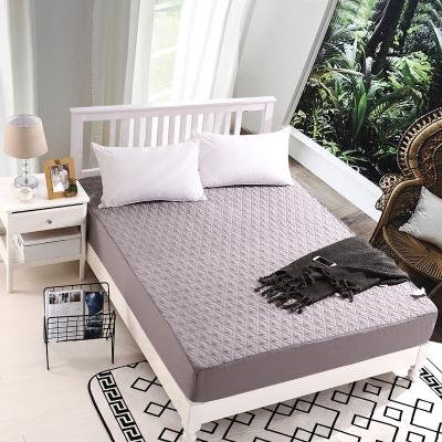 China Stocklot Soft Warm Luxury Satin Fleece Flannel Single Silk Mattress Cover for sale