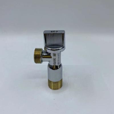 China China factory direct sale home zinc handle kitchen brass angle valve with high quality polished for sale