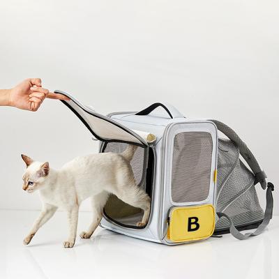 China New Design Breathable Airline Dog Cat Pet Cages Pet Travel Bag Approved Pet Carrier Bag For Small Dog And Cats for sale