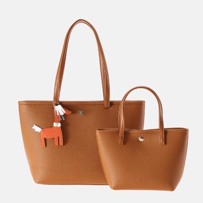 China New Shopping Ladies Handbag Set For Women Handbags Women Lady Bags 2pcs Set With Tote Bag Wholesale for sale