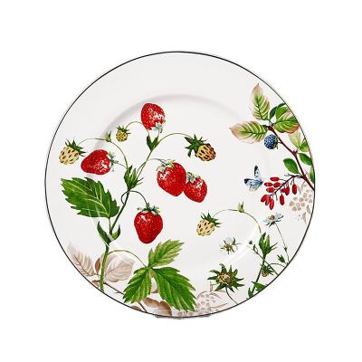 China Tableware Novelty Style Bone China Tableware Viable Luxury Printing Dinner Sets for sale