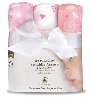 China 2/4/6 Layer Tissue Box Package Printed Organic Cotton Baby Muslin Bamboo Baby Blanket Wrap for sale