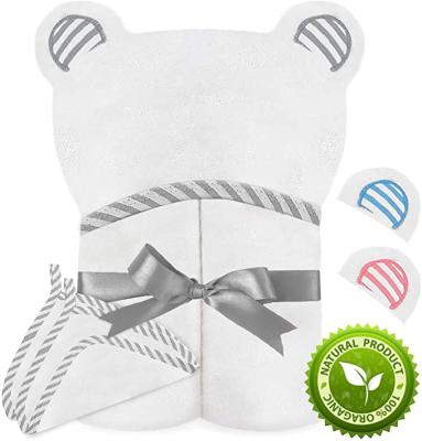 China Factory Wholesale QUICK DRY Baby Towel 100% Hooded Organic Bamboo Towel For Baby Bath for sale