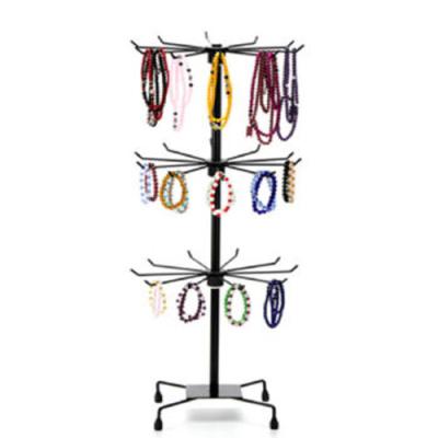 China Store Stretching Display Fashion Earring Jewelry Display Rack Bracelet Rotate Display Rack Tp-76 for sale