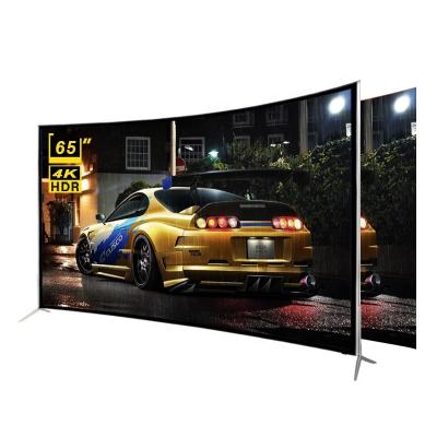 China Home / Hotel / Screen Project TV 4K HD Eye Protection Large Curved Screen 65 Inch Android Home Theater Smart Television for sale