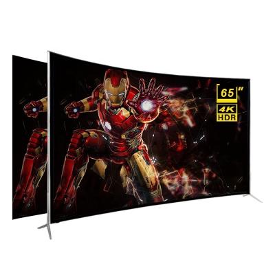 China Home / Hotel / Project TV Curved Smart TV 65inch Wholesale 4k HD LED Large Screen Television for sale