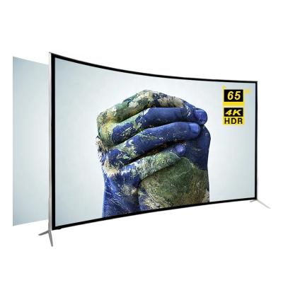 China Home/Hotel/Project TV Wholesale 65 Inch Large Screen 4k Smart TV 4k HD LED Television 65 TV for sale