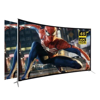 China Home / Hotel / Project TV Curved Smart TV 65inch 4k HD LED Television China Manufacturer 65inch Smart TV for sale