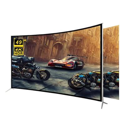 China Home / Hotel / Project TV China Manufacturer 4K Ultra HD LED Smart TV 49 Inch Curved TV for sale