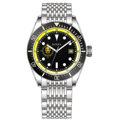 China High End Automatic Alarm Movement 100ATM Waterproof Men Diver Watch for sale