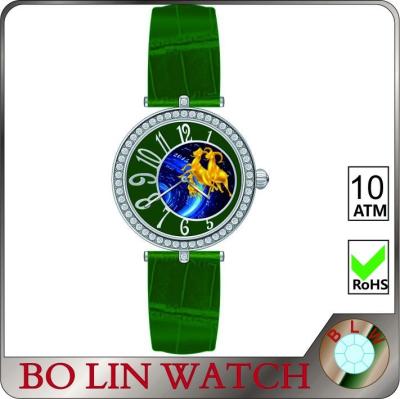 China Day/date quartz watch, new design for new year, ladies diamond watch for sale