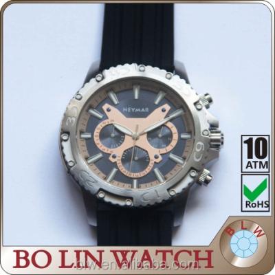 China Automatic Date Mens Chronograph Watch Mens Luxury Quartz Watches for sale