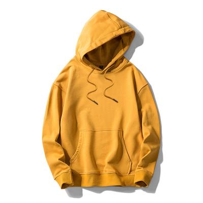 China Custom Made Breathable Casual Pure Cotton Solid Color Hoodies Color Hooded Sweater QUICK DRY Sweater for sale