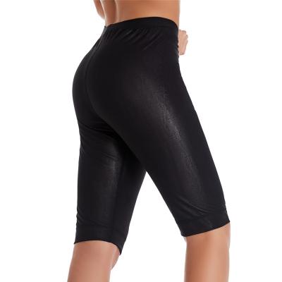 China Viable Black Abdominal Control Pants Fifth Women Shapers Yoga Suit Body Sweat Shapewear for sale