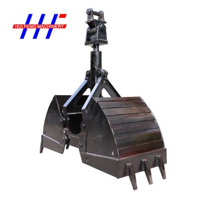 China 20 Ton Excavator Clamshell Bucket Hydraulic Single Tank Conch Claw for sale