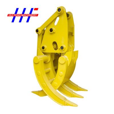 China Non Rotatable Throttle Hydraulic Grabs For Excavators Mechanical for sale