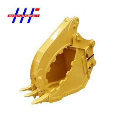 China Hardox 400 Excavator Ditching Bucket NM 360 Excavator Thumb for sale