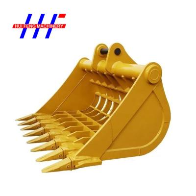 China NM400 Skid Steer Skeleton Bucket 0.1m3 Skid Steer Skeleton Rock Bucket for sale