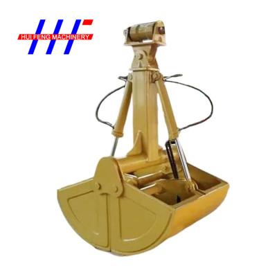 China 50 Ton 300 Jaw Excavator Clamshell Bucket Clamshell Grab Bucket 360 Degree Rotating for sale