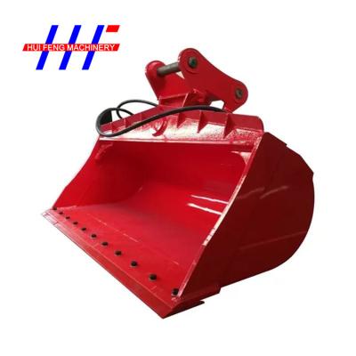 China Flat Bottom Excavator Tilting Bucket 45 Degree Ditch Cleaning And Sloping Grading for sale