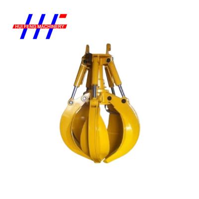 China 360 Degree Excavator Grapple NM360 Scrap Hydraulic Orange Peel Grab for sale