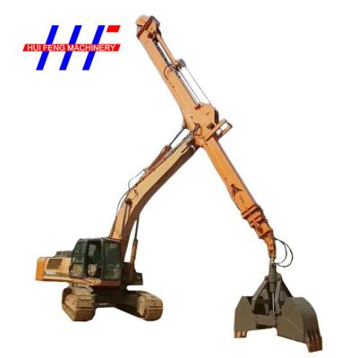 China CAT336 Excavator Telescopic Boom 20M Clamshell Arm Boom Bucket for sale