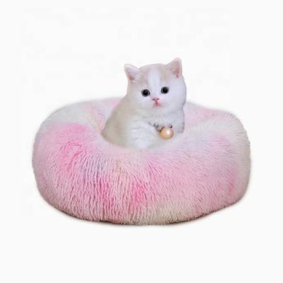 China Hot Selling Comfy Pet Beds Viable For Dog Cats Furry Dog Bed Cushion Cat Bed for sale