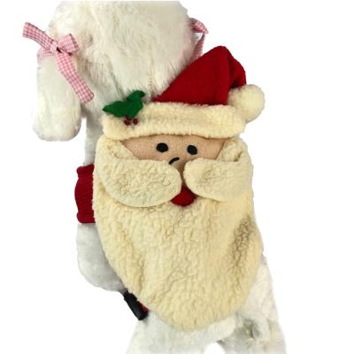 China Durable Removable Cute Fleece Dog Chest Harness Padded Christmas Decor Dog Harness Wholesale Padded Dog Harness for sale