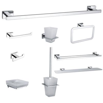 China Sustainable Designed Wall Mounted Brass Bathroom Product Set Toilet Accessories for sale