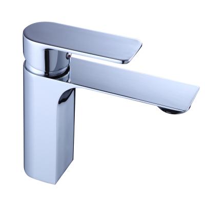 China Metered Faucets Single Hole Bathroom Sink Accessories Bathtub Cold Water Faucet Desk Mounted Basin Faucet for sale