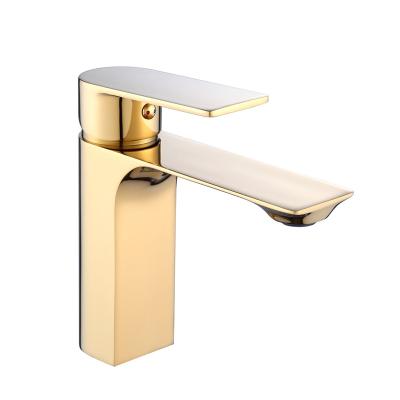 China Metered Faucets Manufacture Gold Basin Faucet Bathroom Accessories Basin Faucets for sale