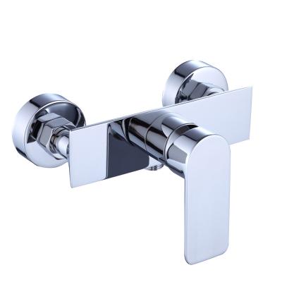 China Without Slide Bar Bathroom Faucet Luxury Shower Mixer Set Stainless Chrome Shower Faucet Faucet for sale