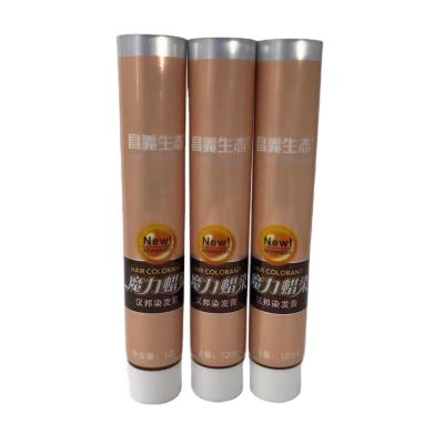 China Logo Cosmetics Tubes Packaging Of 120G Cosmetic Custom Hair Dye Plastic Tubes for sale