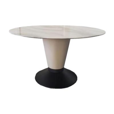 China 2023 new hot sale luxury gold marble round dining table foldable with chairs living room furniture kitchen dining table set for sale