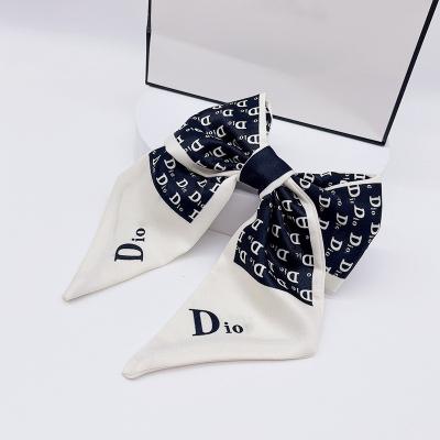 China Japan and Korean Style Fashion Twist Butterfly Ribbon Hair Frog Pins Sruniches Luxury Big D Hair Bow Accessory Headband for sale